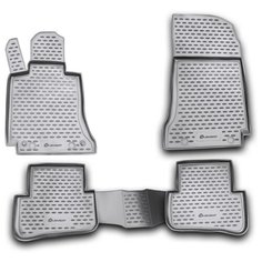 Коврики в салон MERCEDES-BENZ С-Class W204 2007-2014, 4 шт. (полиуретан) Element