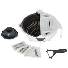 Овощерезка, терка с контейнером, мультислайсер, шинковка, 5 насадок, Kitchen Angel KA-SLD-02