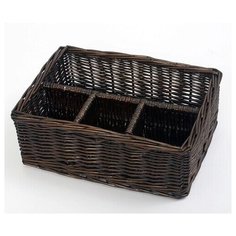 Плетеная корзина WasserKRAFT Neime Коричневый темный WB-190-M