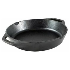 Глубокая чугунная сковородка lodge с 2 ручками L8SKL
