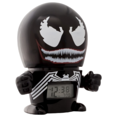 Часы настольные BulbBotz Venom черный