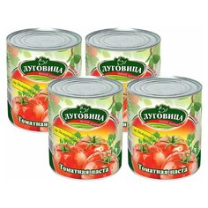 Томатная паста Луговица 25% ГОСТ 380 мл ж/б 4 шт