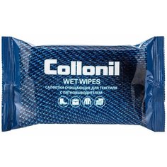 Collonil Салфетки влажные Wet Wipes для текстиля с пятновыводителем 15 шт