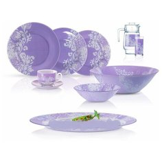 Столовый сервиз PIUME VIOLET 46 предметов 6 персон Luminarc