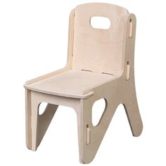 Детский стул ALPIKA-BRAND Eco materials Puzzle Blue, Natural Альпика