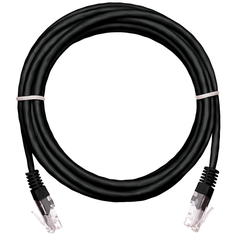 Патч-корд NETLAN EC-PC4UD55B-BC-PVC-030-BK-10 3 м, 10 шт., черный
