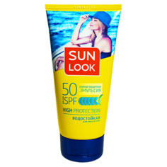 SUN LOOK Солнцезащитная эмульсия водостойкая SPF 50 150 мл