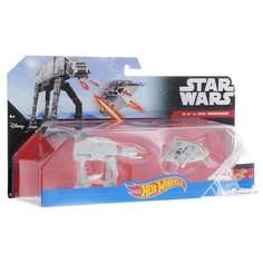 Hot Wheels Star Wars Звездные корабли AT-AT vs Rebel Snowspeeder