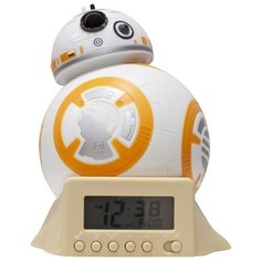 Часы настольные BulbBotz Star Wars BB-8 белый