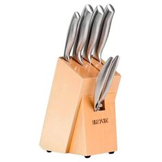 Xiaomi Набор Xiaomi Nano steel HU0014, 4 ножа, ножницы и подставка, серебристый