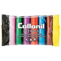 Collonil Салфетки влажные Wet Wipes для лаковой кожи 15 шт