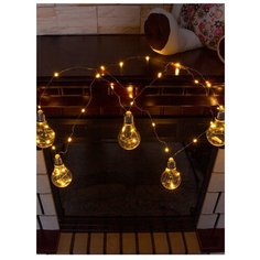 Гирлянда NEON-NIGHT Ретро-лампы, 303-076, 300 см, 100 ламп, теплый белый/прозрачный провод