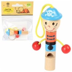 Деревянная игрушка Фабрика Фантазий 71200 Свисток "Человечек"