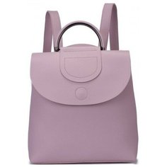 Сумка-рюкзак женская OrsOro, искусственная кожа, палево-розовый