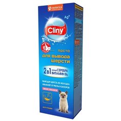 Паста для Кошек Cliny для Вывода Шерсти 75мл Лосось 1 ШТ