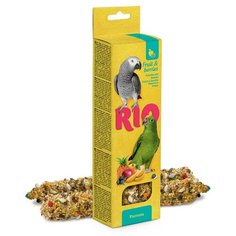 Палочки Для Попугаев RIO Рио Фрукты и Ягоды 2*90г- 2 упаковки