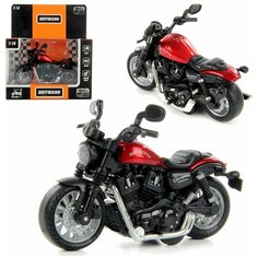 Мотоцикл металлический HOFFMANN 109430 1:14 ATHLETE BIKER