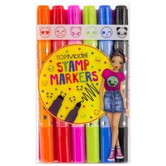 Набор фломастеров Depesche, со штампами, 6 цветов. 10009648