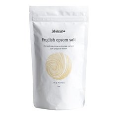 Marespa Английская соль для ванн с магнием EPSOM (Эпсом) с натуральным маслом жасмина, 1 кг