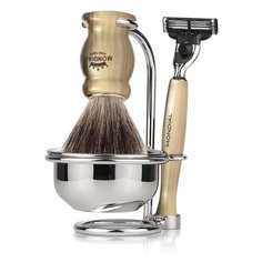 Набор MONDIAL TREE-PRC-603-STK-NK-M3 помазок, чаша, подставка, бритвенный станок Mach3 Turbo