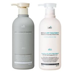 Lador Набор Шампунь против перхоти Anti Dandruff Shampoo + Маска для волос Hydro LPP, 530мл + 530мл Lador