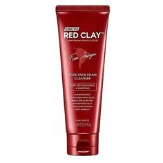 Пенка для очищения пор MISSHA AMAZON RED CLAY™ PORE PACK FOAM CLEANSER 120 мл