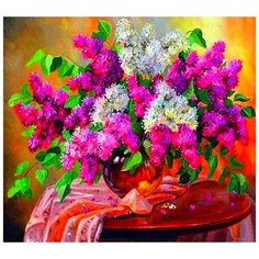 Алмазная мозаика на подрамнике 40х50см (круглые стразы, полная выкладка) ZX9994 New World