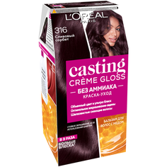 LOreal Paris Casting Creme Gloss стойкая краска-уход для волос, 316 сливовый сорбет