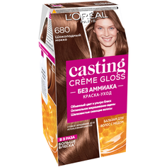 LOreal Paris Casting Creme Gloss стойкая краска-уход для волос, 680 шоколадный мокко