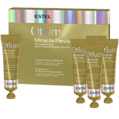 ESTEL OTIUM MIRACLE REVIVE Сыворотка-вуаль для волос «Мгновенное восстановление», 23 мл, 5 шт.