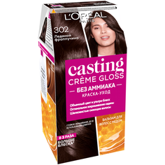 LOreal Paris Casting Creme Gloss стойкая краска-уход для волос, 302 ледяной фраппучино