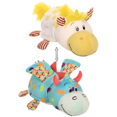 Мягкая игрушка 1 TOY Вывернушка Ням-Ням Единорог-Дракон с ароматом, 40 см 40 см