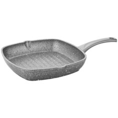 Сковорода-гриль O. M. S. прямоугольная 28 см, 3212.00.07-28-Gr , серый O.M.S.