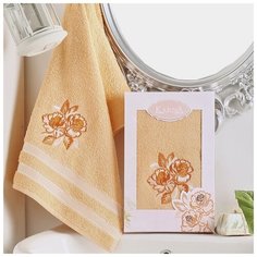 Полотенце Karna Dita - Абрикосовое махровое подарочное