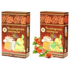 Пастила Вологодская мануфактура классика и морошка 2шт. по 300гр.