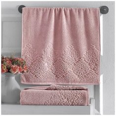 Полотенце махровое Karna Verda 70x140 - Кирпичное