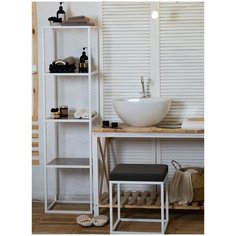 Стеллаж 3 с ЛДСП, 40х40х116.4 см НАЙДИ