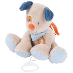 Мягкая игрушка Nattou Musical Soft toy Jim & Bob Собачка музыкальная, 21 см 21 см