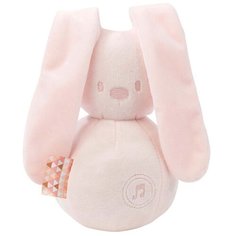 Мягкая игрушка Nattou Lapidou Кролик light pink музыкальная, 20 см 20 см