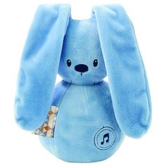 Мягкая игрушка Nattou Lapidou Кролик jeans музыкальная, 20 см 20 см