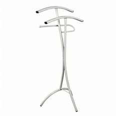Вешалка - стойка, напольная "Слуга 1", белое серебро, арт. ВНП 34 БС ЗМИ