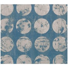 Декоративные обои винил на флизелиновой основе Limonta 47414 Metropole 0.53х10.5м серебристый/синий