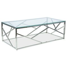 Журнальный столик SIGNAL ESCADA A, серебристый СИГНАЛ