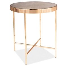 Журнальный столик SIGNAL FORTUNA C, эффект мрамора СИГНАЛ