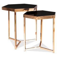 Комплект журнальных столиков SIGNAL MILOS, золотистый СИГНАЛ