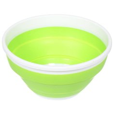 Миска пластик, круглая, 17.7 см, 1.4 л, Compact, Berossi, ИК22338000, салатовая