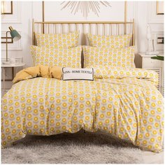 Комплект постельного белья ситрейд CNR142, Семейный, простыня на резинке 140х200х30, наволочки 50x70, 70x70