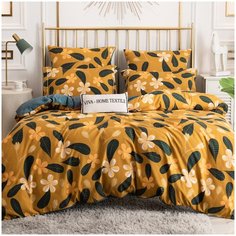 Комплект постельного белья ситрейд CNR138, Семейный, простыня на резинке 160х200х30, наволочки 50x70, 70x70