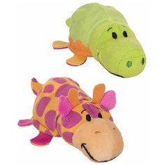 Мягкая игрушка 1 TOY Вывернушка Ням-Ням Крокодильчик-Жираф с ароматом 12 см 12 см