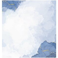 Фотообои грин-люкс, флизелин эко, "Чернильный всплеск 260x275 Green Lux